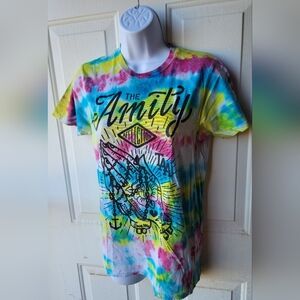 Tie Dye The Amity Affliction Band Shirt Size Small